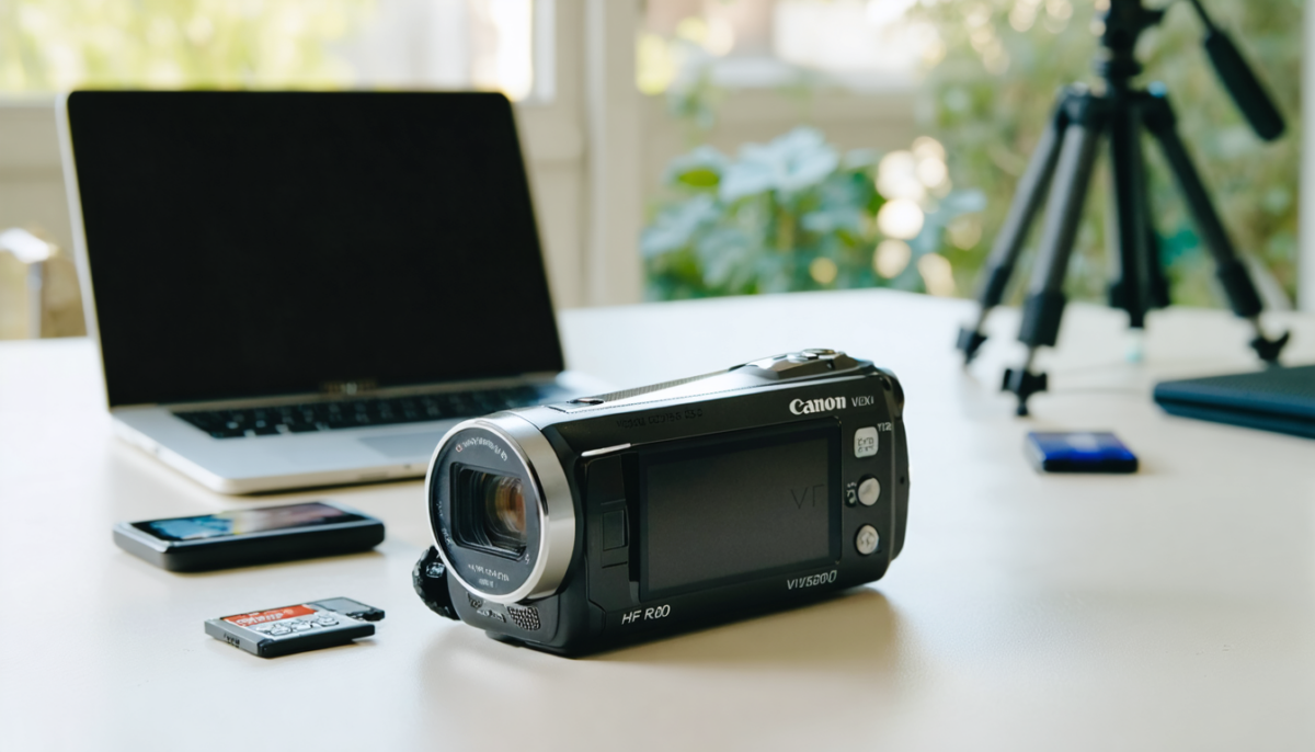découvrez le canon vixia h r800, un caméscope full hd compact idéal pour les vidéastes amateurs souhaitant capturer des vidéos de haute qualité avec facilité et précision.